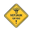 Nepjauk grybo Mushroom Pin